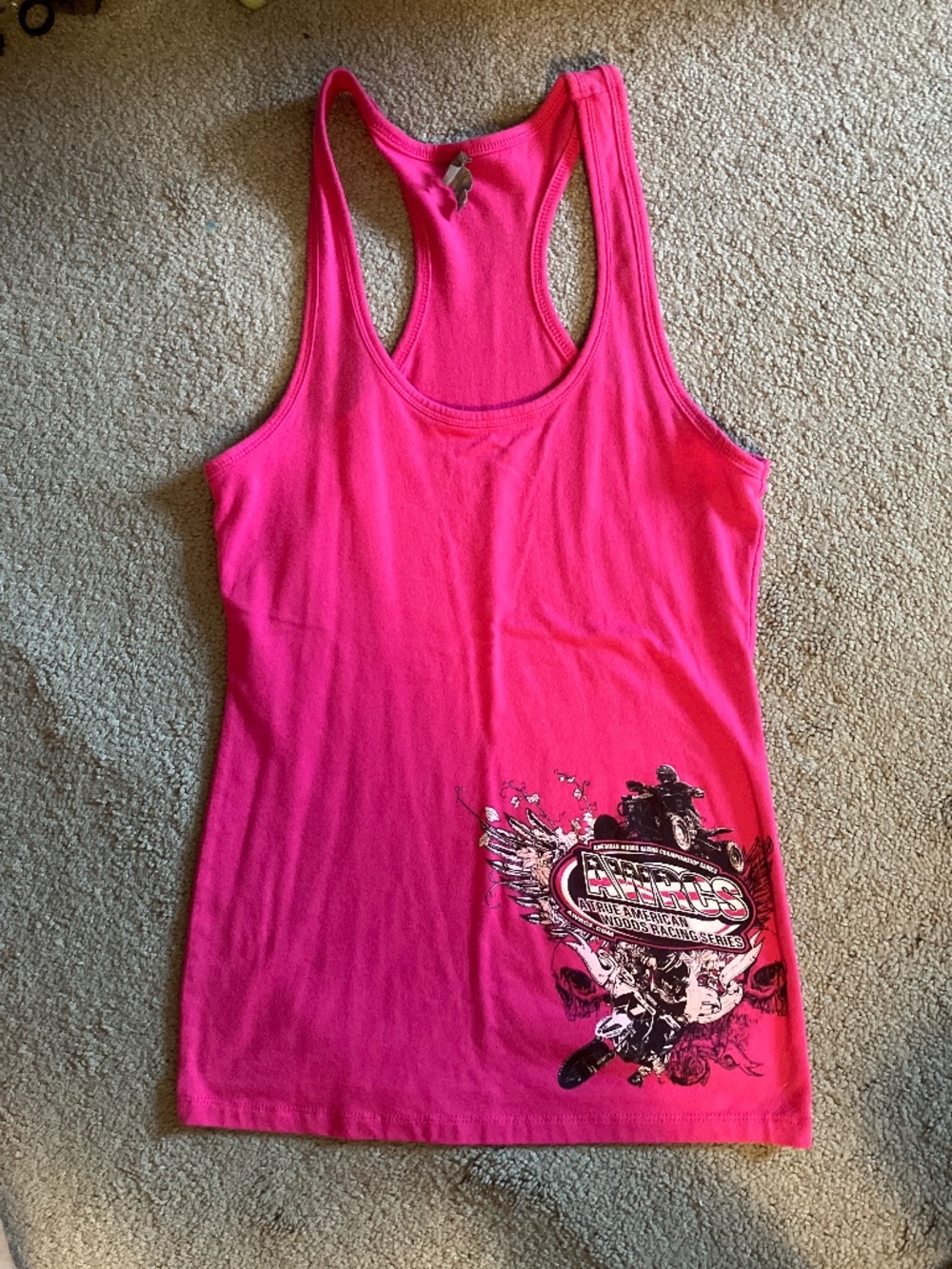 Like new AWRCS Racing racer back tank